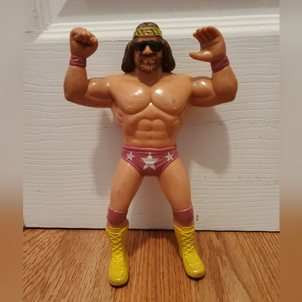 WWF Titan Sports Wrestling Superstars MACHO MAN Randy Savage LJN 1986